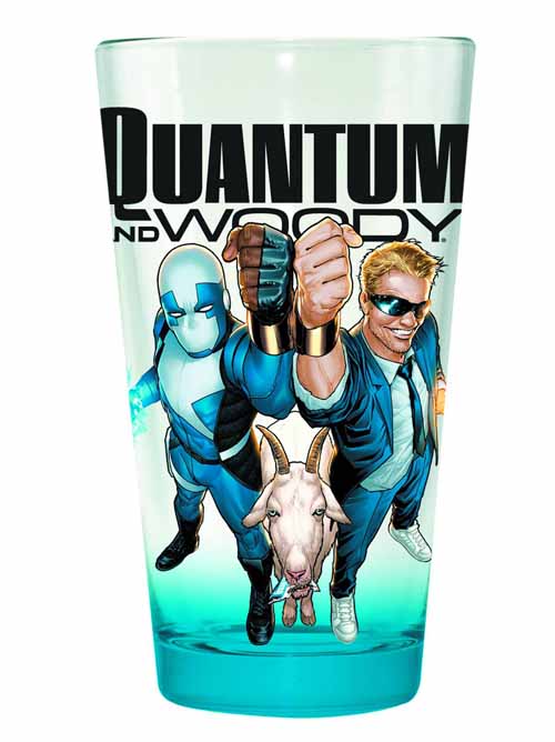 Valiant Quantum & Woody Clear Pint Glass --0