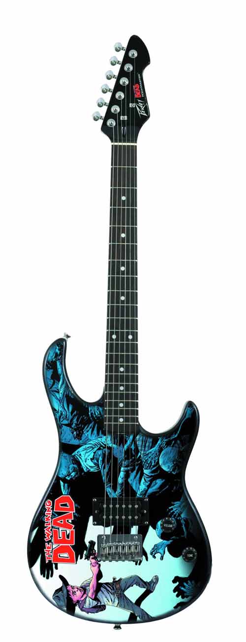 Walking Dead Carl Surrounded PX Rockmaster Guitar --Kirkman --0