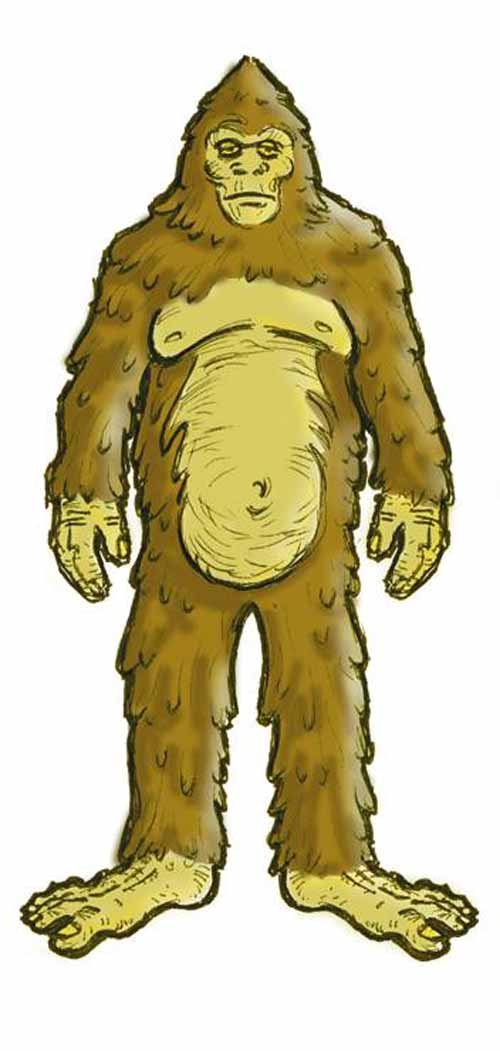 Sasquatch PX Bendy Toy --0