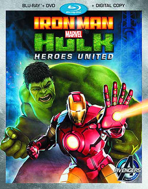 Marvels Iron Man And Hulk Heroes United BD + DVD --Avengers --0