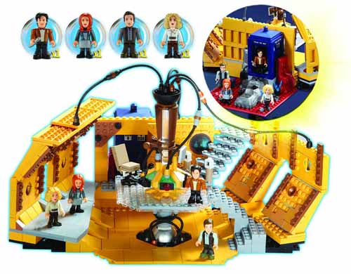 Doctor Who Char Building Tardis Console Room Set --0