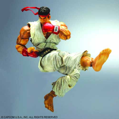 Street Fighter Iv Play Arts Kai Ryu Action Figure --0