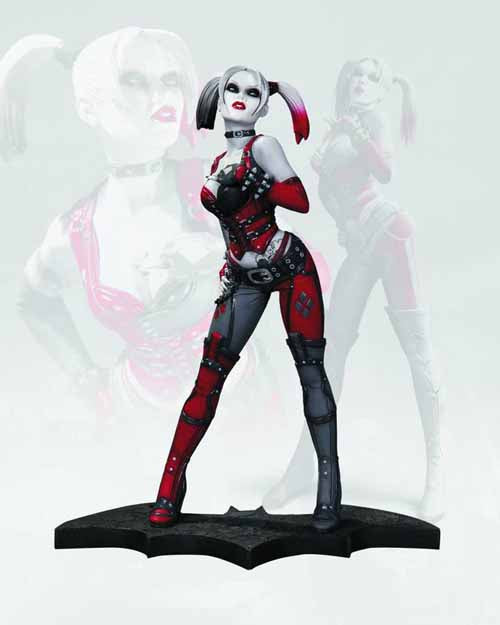 Batman Arkham City Harley Quinn Statue -- Dark Knight DC --0