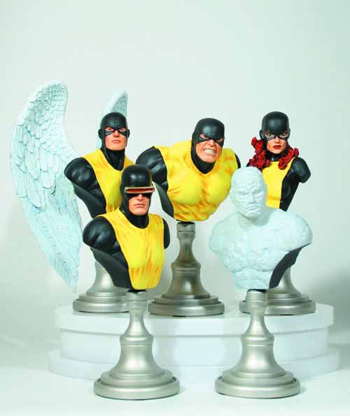 Original X-Men Mini-Bust 5-Pack--X-Men Marvel Bowen Designs --0