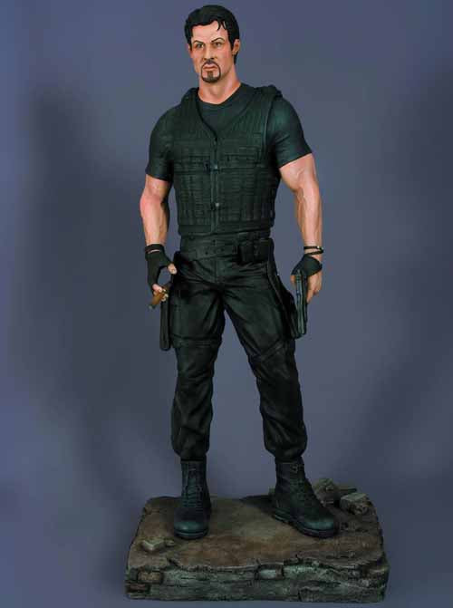 Expendables Barney Ross 1/4 Scale Statue -- Stallone --0