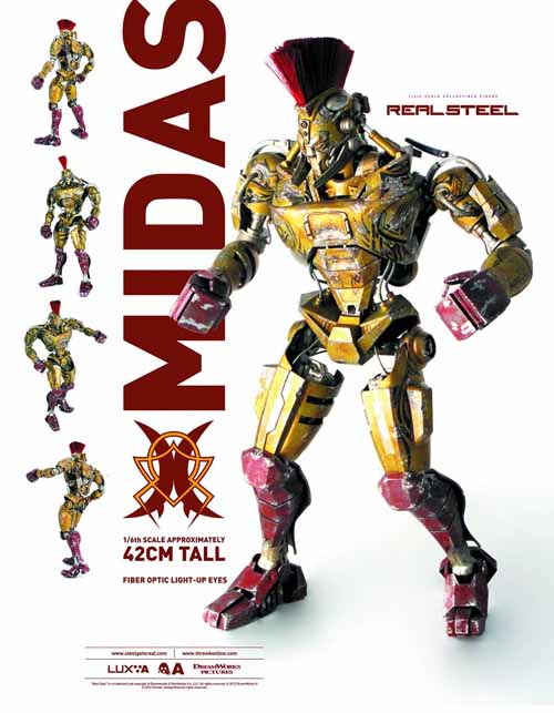 Real Steel Midas 1/6 Scale Figure -- Hugh Jackman --0