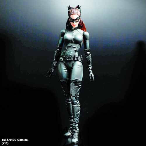 Dark Knight Trilogy Play Arts Kai Catwoman Action Figure --0