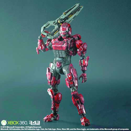 Halo 4 Play Arts Kai Spartan Soldier Action Figure --0