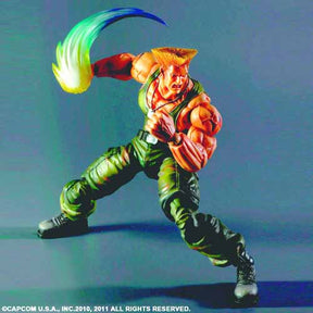 Super Street Fighter IV Play Arts Kai Guile Action Figure --0