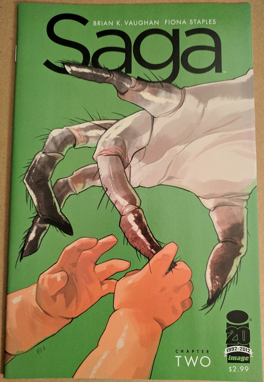 Saga #2 First Printing | Brian K Vaughan Fiona Staples Image Comics --0