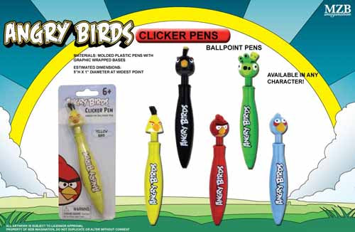 Angry Birds Clicker Pen 12-Pc Assortment --0