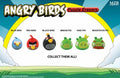Angry Birds 3-Pk Puzzle Eraser 12-Pc Assortment --0