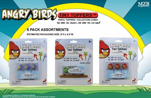 Angry Birds 6-Pk Tiny Topper 6-Pc Assortment --0
