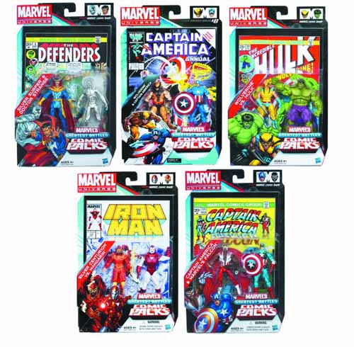 Marvel Comic Action Figure 2-Pack Assortment 201202--Hasbro --0