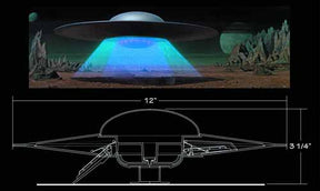 Forbidden Planet C57D Flying Saucer 1/144 Model Kit --0