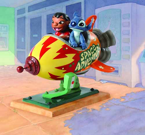 Disney Lilo & Stitch 10th Anniversary Storefront Statue --0