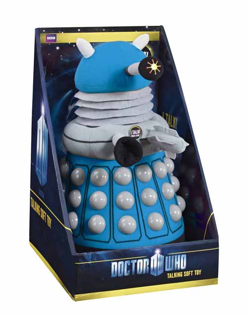 Doctor Who Deluxe Talking Blue Dalek Plush --0