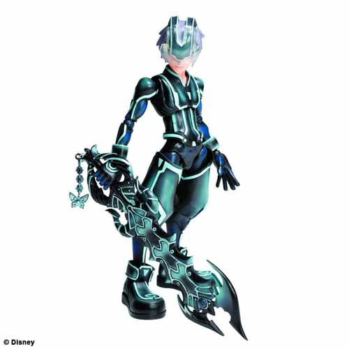 Kingdom Hearts 3D Play Arts Kai Riku Action Figure Tron Ver --0
