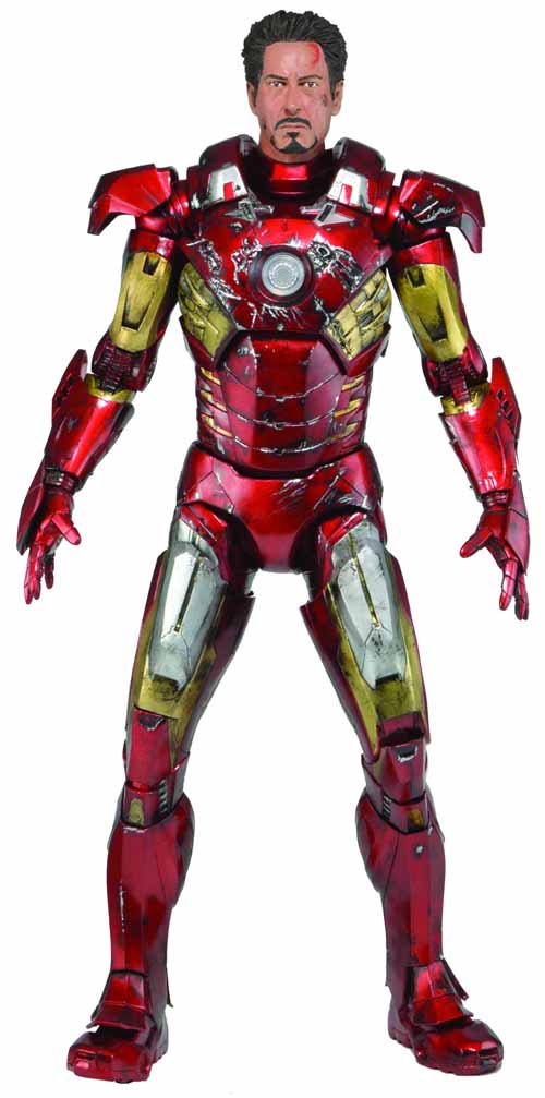 Avengers Iron Man Battle Damaged 1/4 Scale Action Figure --0