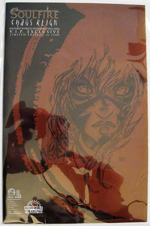 Soulfire Chaos Reign 0 C VIP Variant Wizard World Philadelphia Turner --0