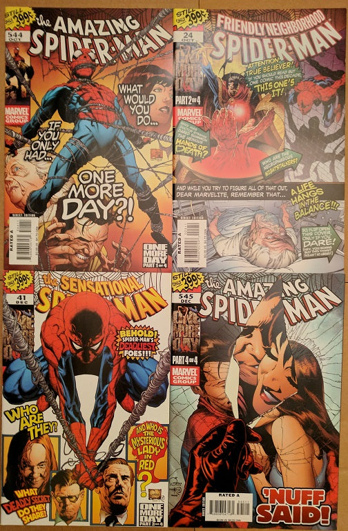 Spider-Man OMD Amazing 544 545 Friendly 24 Sensational 41 Djurdjevic --1