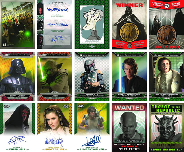 Star Wars 2015 Chrome Perspectives Trading Cards T/C Box --0