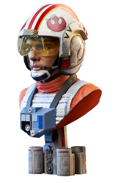 Star Wars A New Hope Legends in 3D Pilot Luke Skywalker 1/2 Scale Bust --2