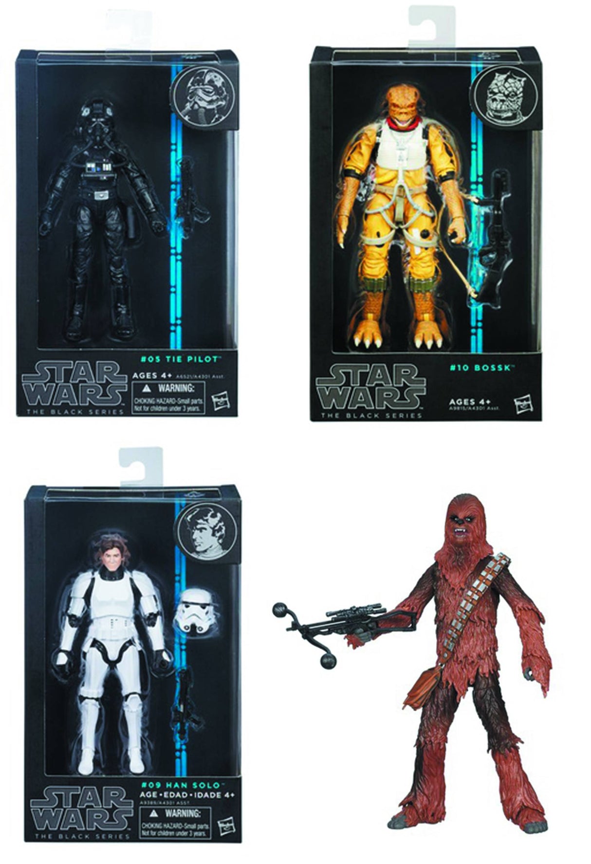 Star Wars Black 6-in Action Figure Assortment 201502 --0