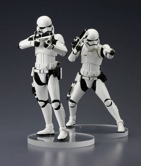 Star Wars Ep7 Force Awakens First Order Stormtrooper ARTFX+ Statue 2pk --0