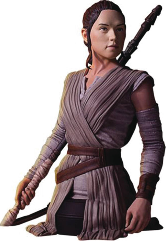 Star Wars The Force Awakens Ep7 Rey Bust -- Daisy Ridley Gentle Giant --0