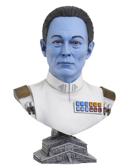 Star Wars L3D Ahsoka Disney+ Thrawn 1/2 Scale Bust Gentle Giant --0