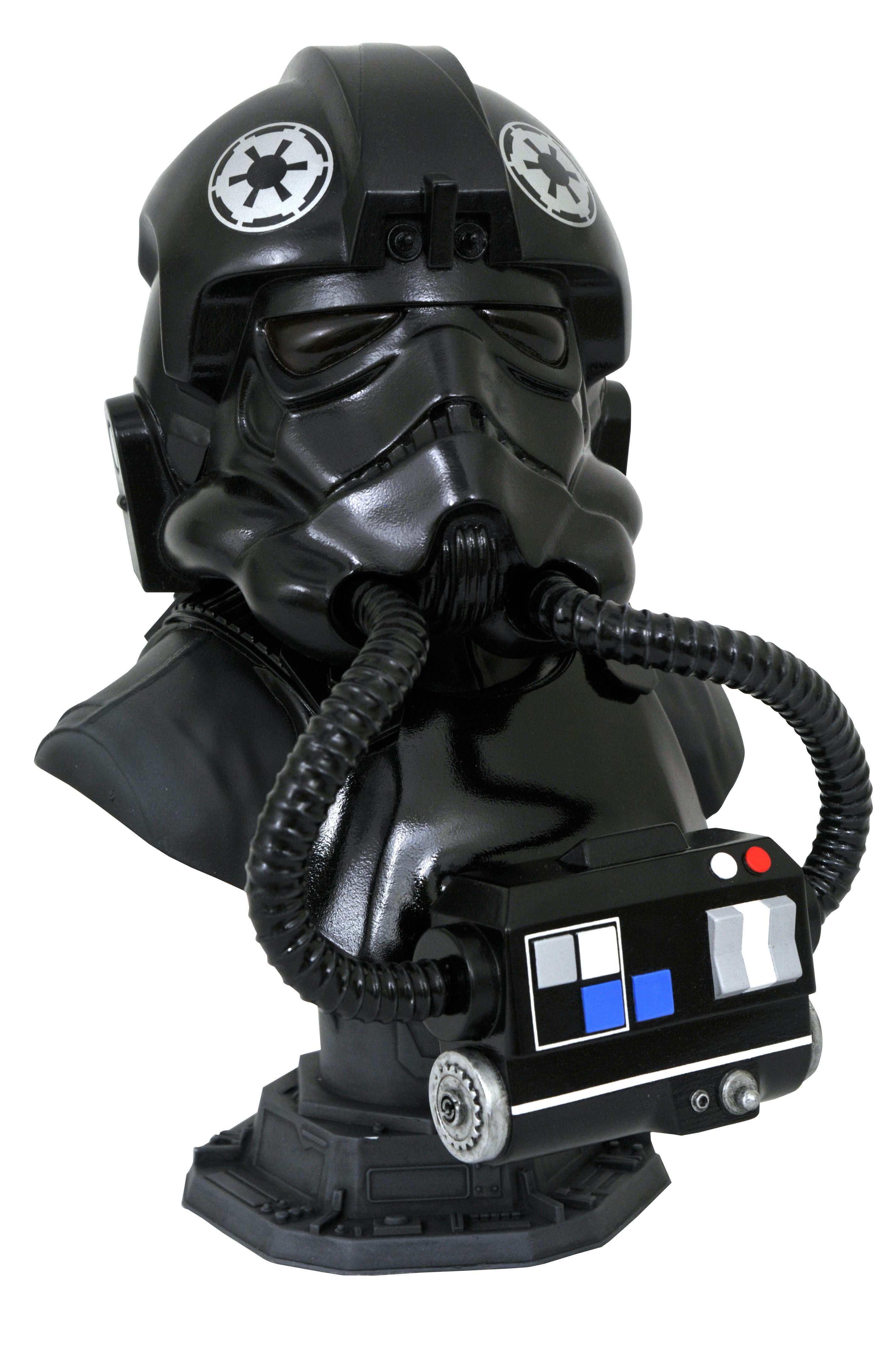 Star Wars Legends In 3D TIE Pilot 1/2 Scale Bust --1