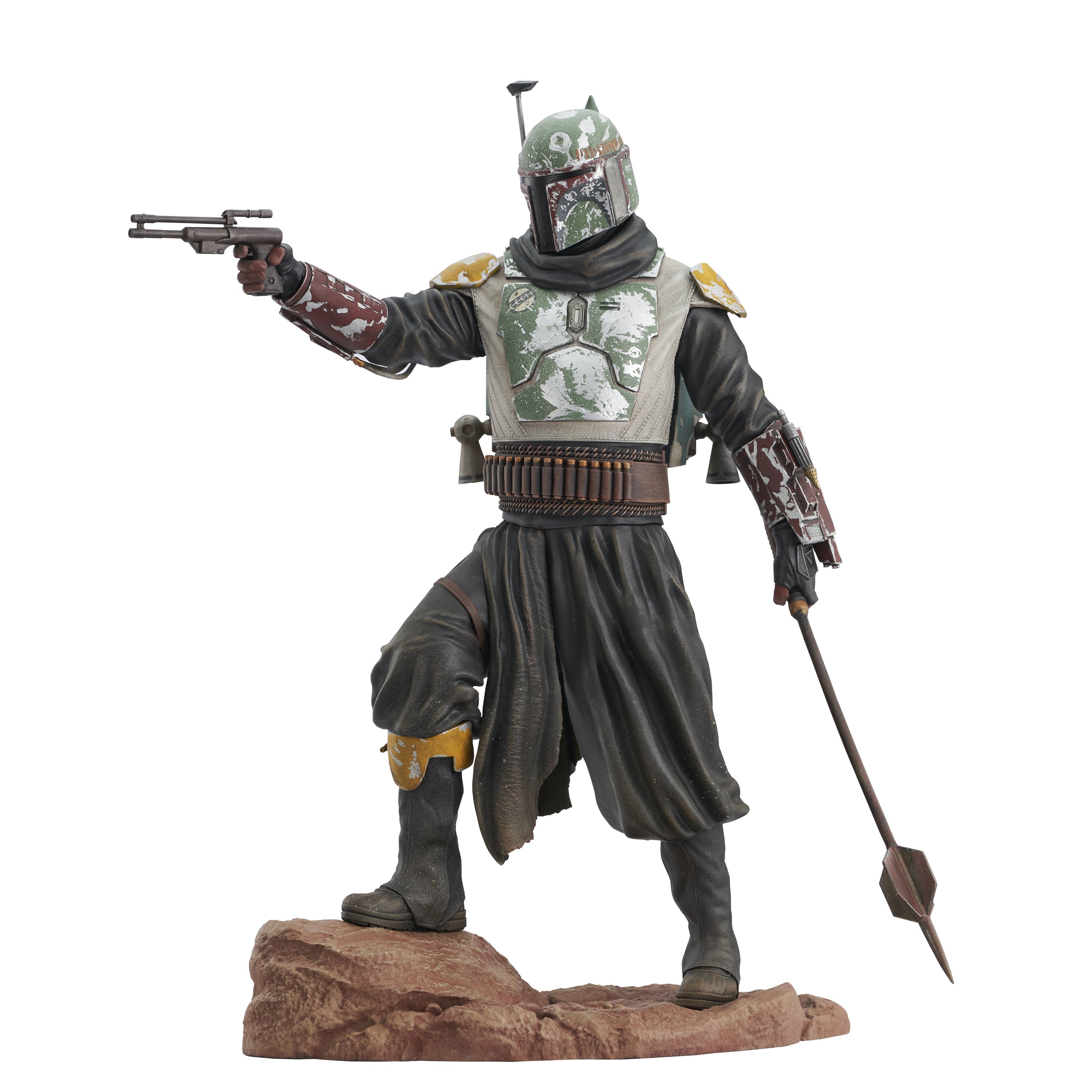 Star Wars Milestones Mandalorian Boba Fett Statue Gentle Giant --1