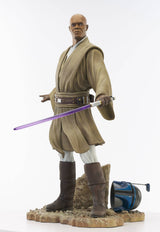Star Wars Premier Collection Attack Of The Clones Mace Windu Statue --0