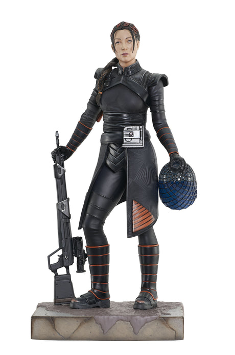 Star Wars Mandalorian Premier Coll Fennec Shand Statue Gentle Giant --0