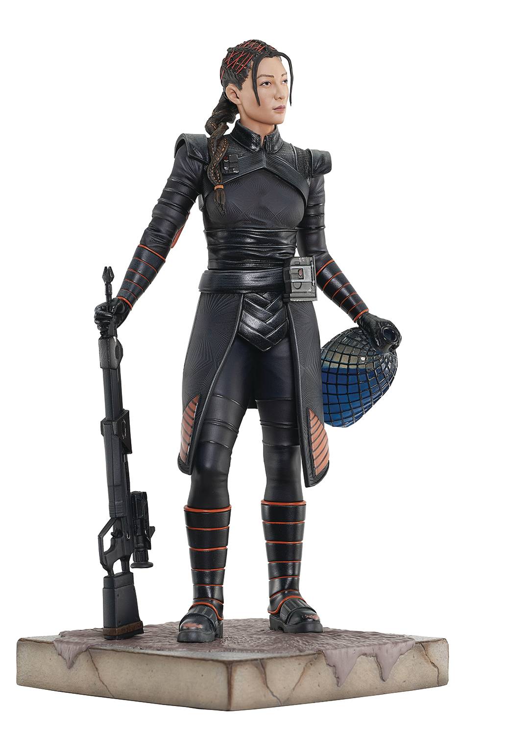 Star Wars Mandalorian Premier Coll Fennec Shand Statue Gentle Giant --1