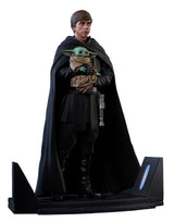 Star Wars Premier Collection Mandalorian Luke Skywalker & Grogu Statue --2