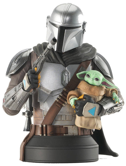 Star Wars The Mandalorian with Grogu The Child Previews Exclusive PX 1/6 Scale Bust --0