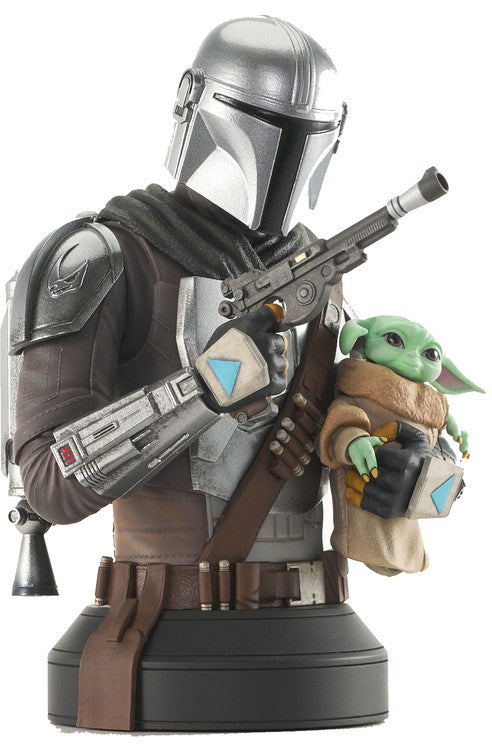 Star Wars The Mandalorian with Grogu The Child Previews Exclusive PX 1/6 Scale Bust --2