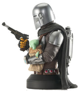Star Wars The Mandalorian with Grogu The Child Previews Exclusive PX 1/6 Scale Bust --3