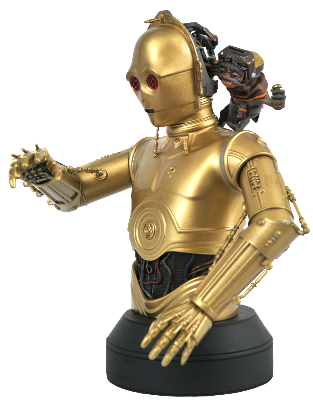 Star Wars The Rise Of Skywalker C3PO & Babu Frik 1/6 Bust --1