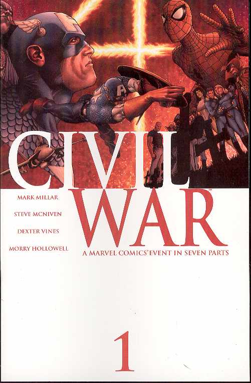 Civil War 1, 2, 3, 4, 5, 6, 7 Set Plus 3 Variants Millar Mcniven --0