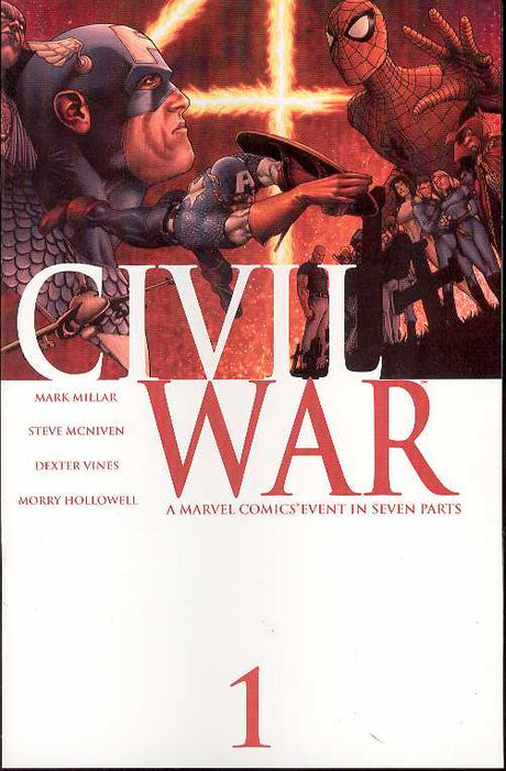 Civil War 1, 2, 3, 4, 5, 6, 7 Set Plus Extra Millar Mcniven --0