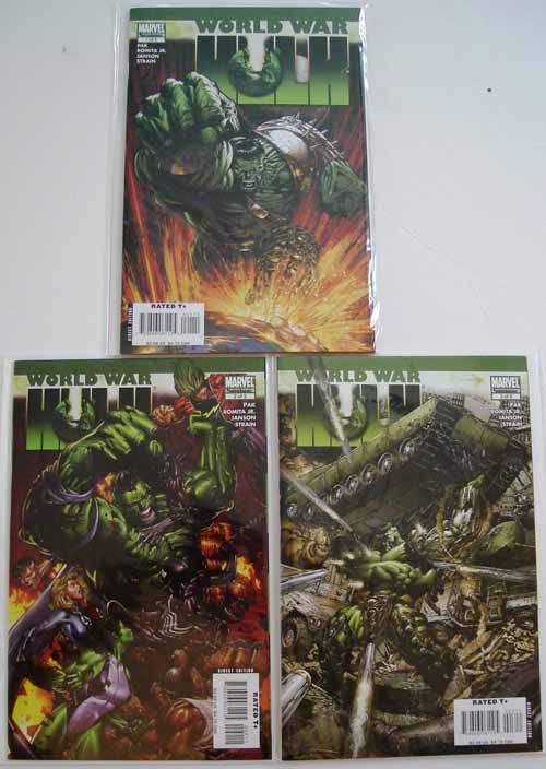 World War Hulk 1, 2, 3, 4, 5 After Smash Extra X-Men Pak Romita Finch --0