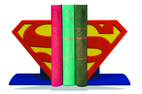 Superman Logo Bookends -- Man of Steel DC Comics --0