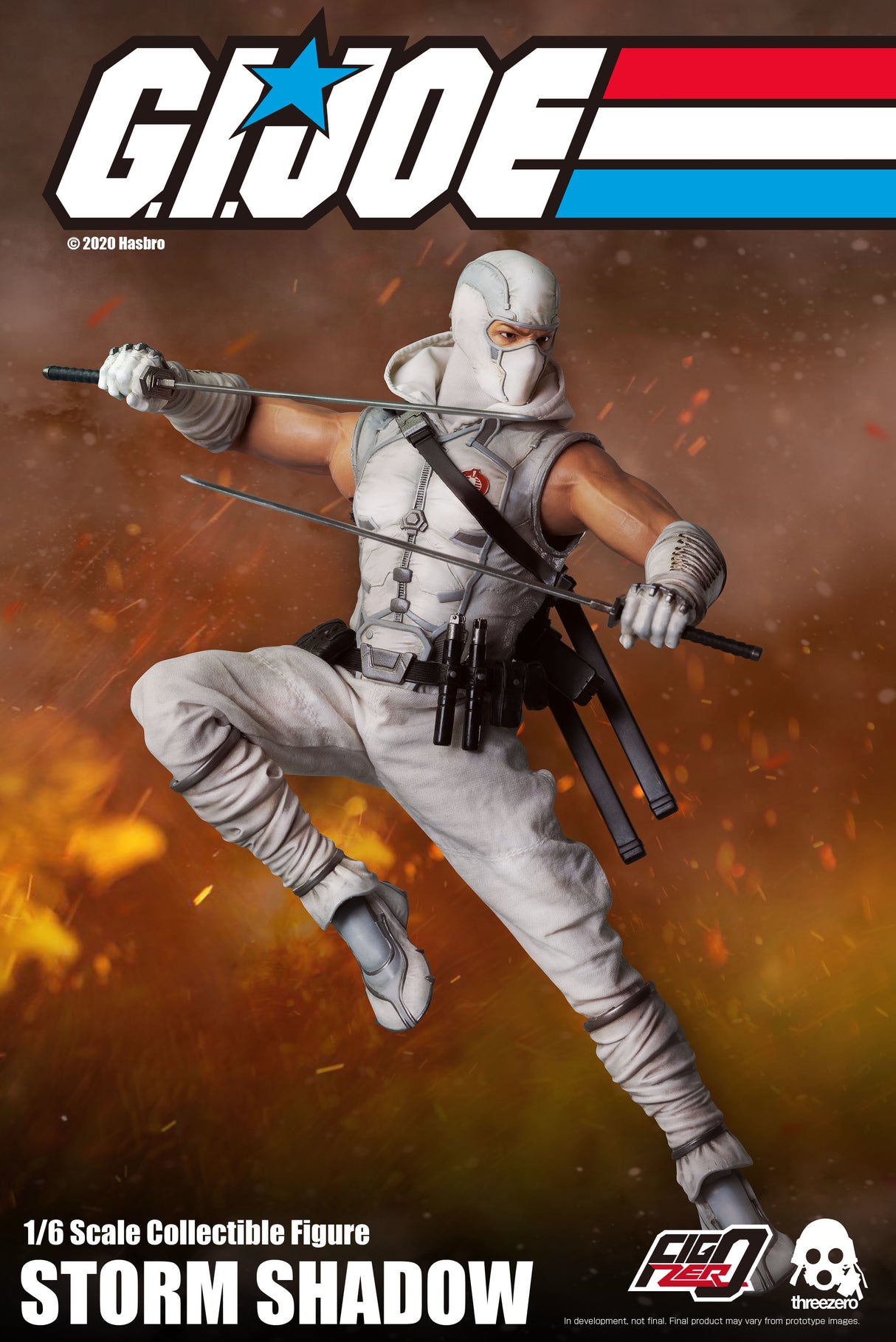 Threezero X Hasbro GI Joe Storm Shadow 1/6 Scale Action Figure --1