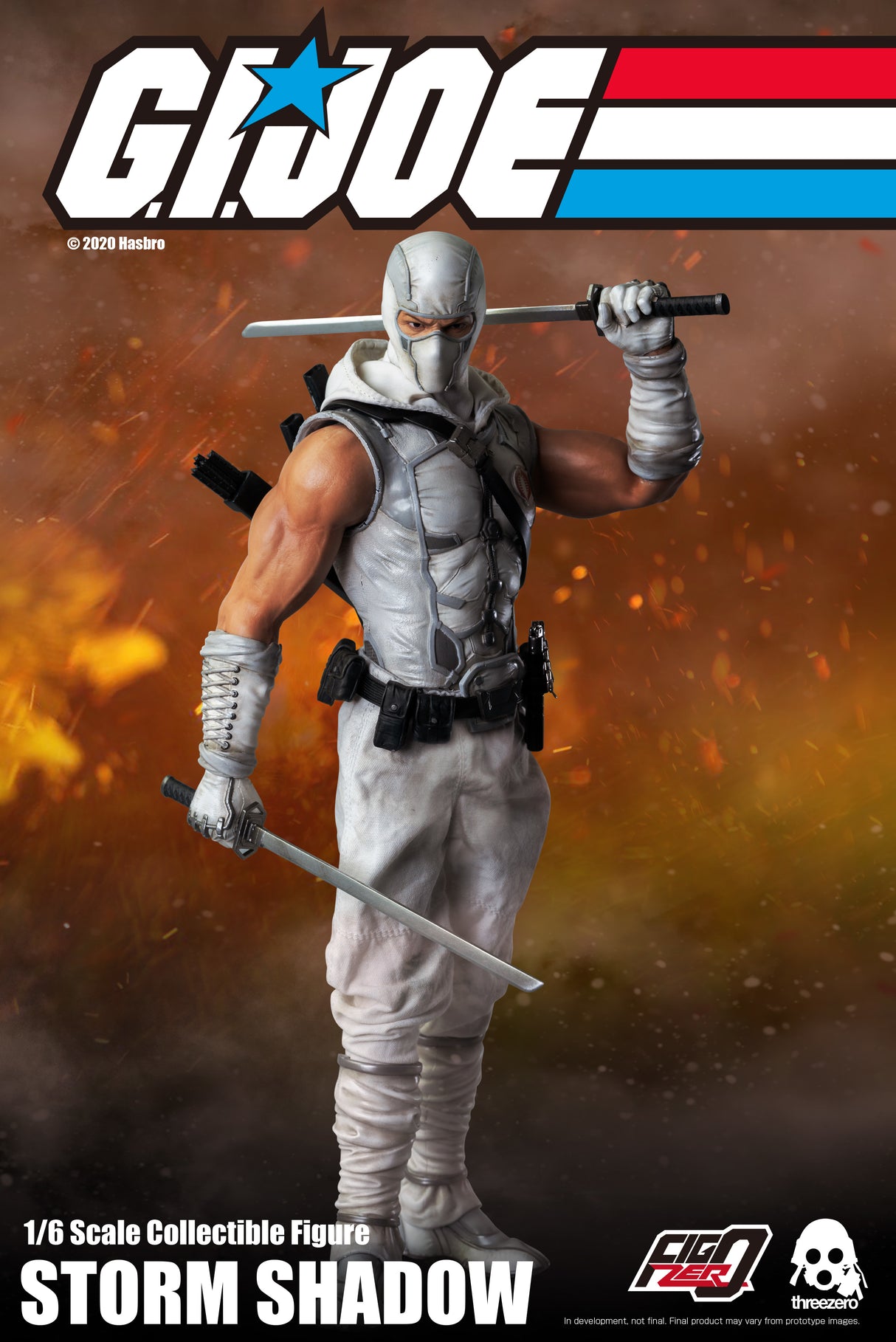 Threezero X Hasbro GI Joe Storm Shadow 1/6 Scale Action Figure --2