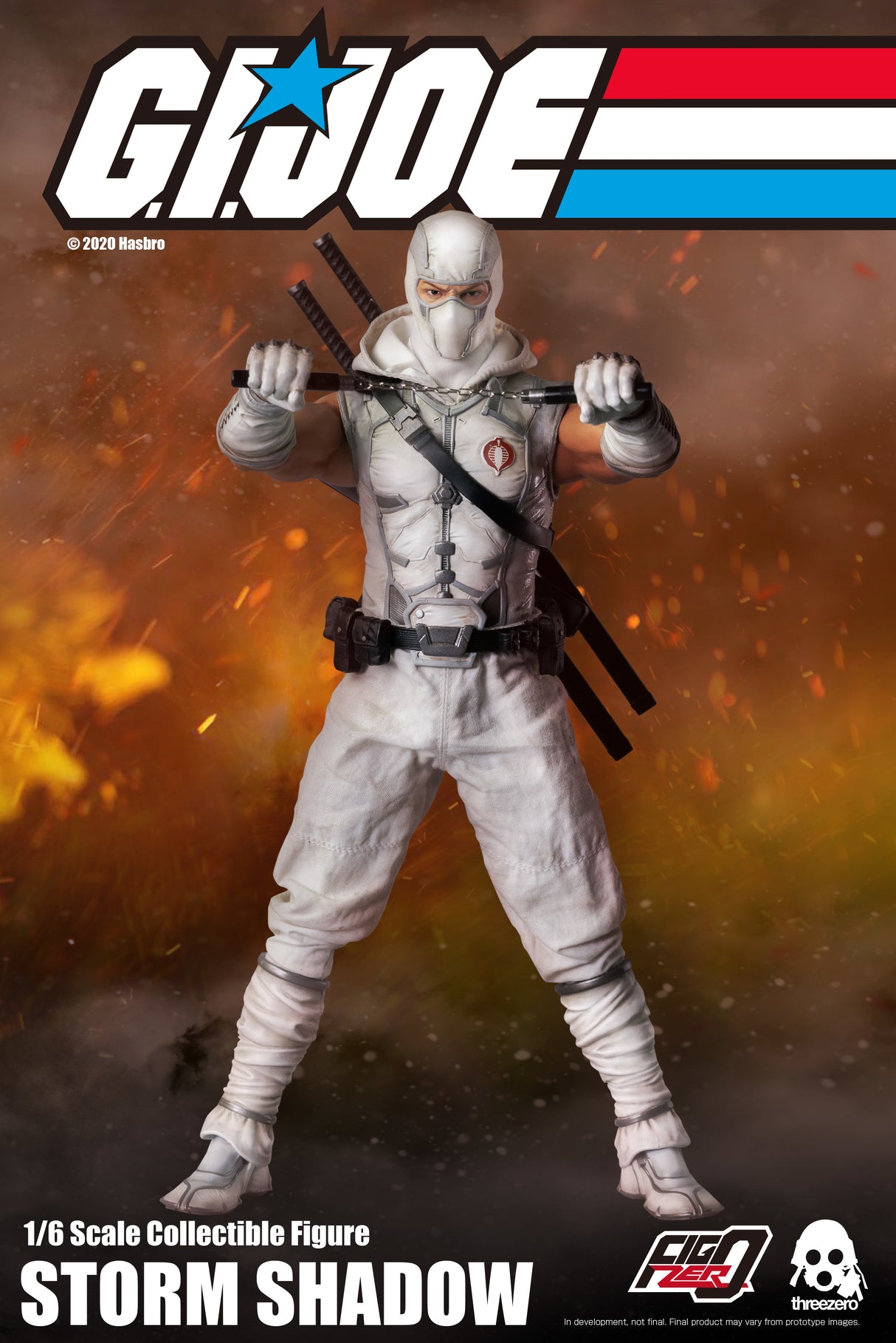 Threezero X Hasbro GI Joe Storm Shadow 1/6 Scale Action Figure --3