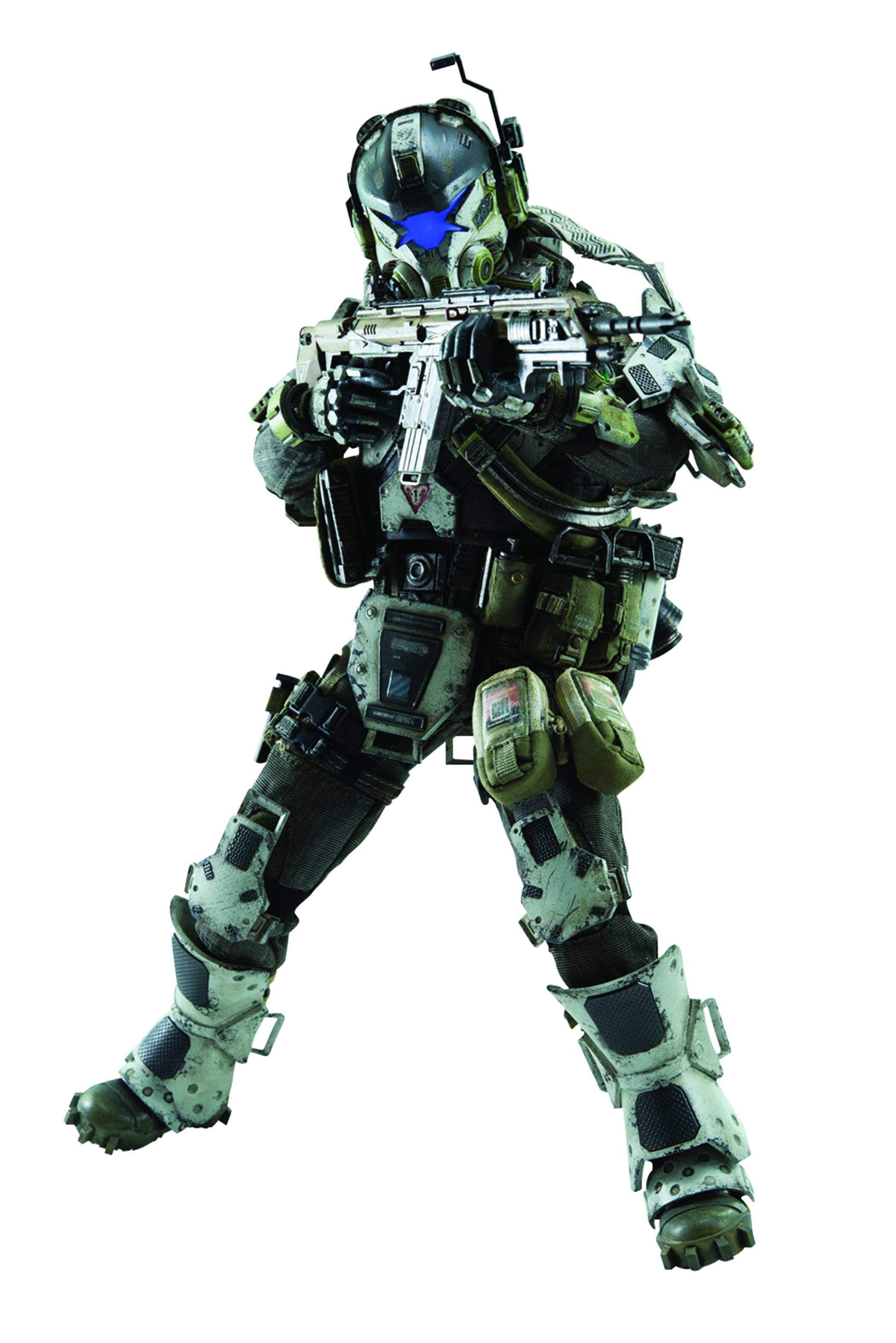 Titanfall IMC Battle Rifle Pilot 1/6 Spec Figure 3A Trading threezero --0