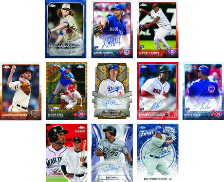 Topps 2015 Chrome Baseball Trading Cards T/C Jumbo Box --0